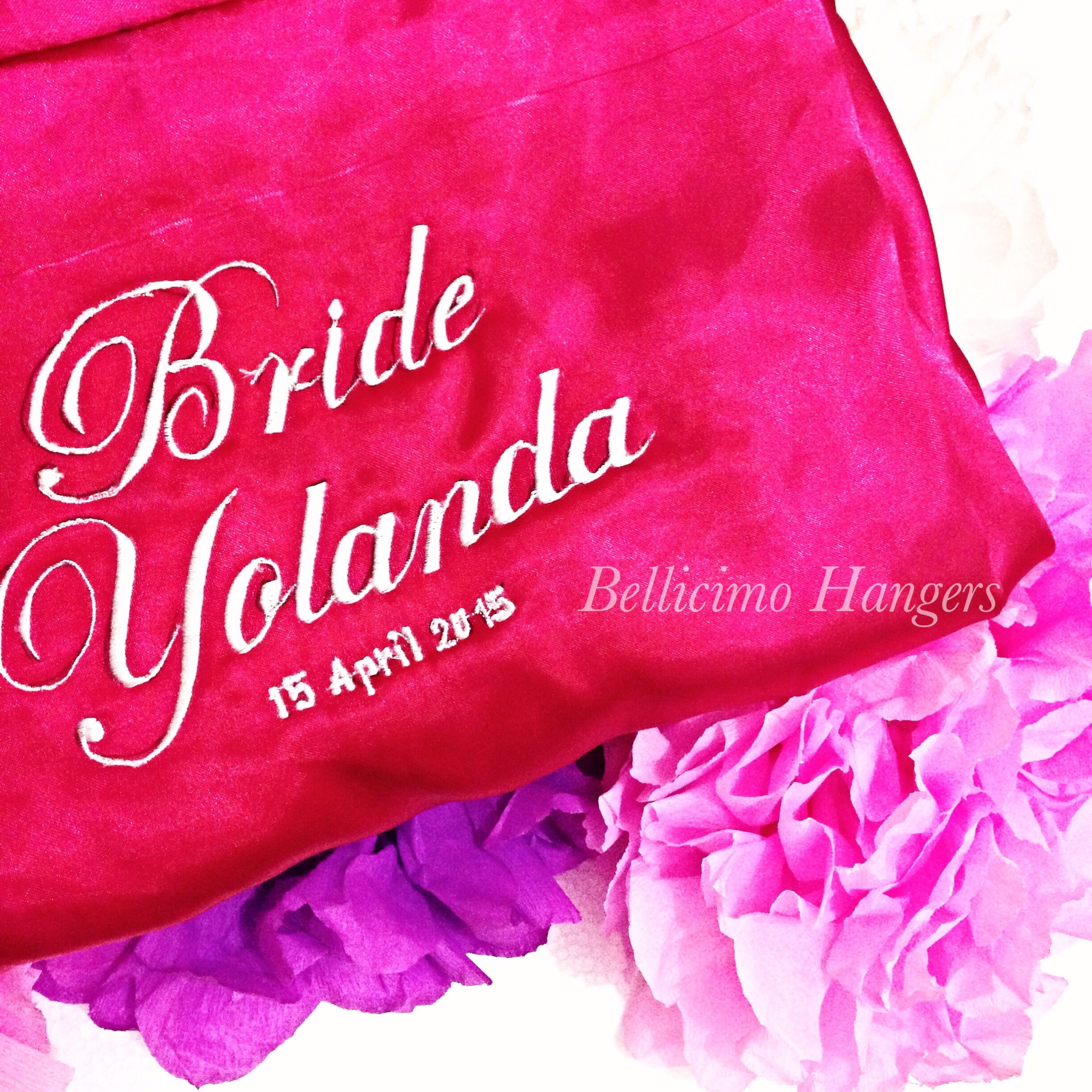 bellicimo hangers satin kimono robes