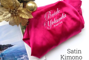 Satin Kimono Robes Bellicimo Hangers